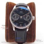 ZF Factory IWC Portugieser Date 7 Days Power Reserve Black Dial 42mm Swiss Automatic Watch IW500703